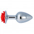 Plug Anale N.25 con Rosa Taglia S - 0