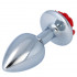 Plug Anale N.25 con Rosa Taglia S - 3