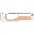 Guaina Fallica (+ 2 cm) con Stimolatore Prostata (9 X 3,5 cm) Incorporato - 0