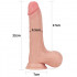 Dildo Ettore con Pelle Scorrevole e Ventosa 21 x 4,5 cm - 9