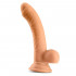 Fallo Realistico Ricurvo Sean con Testicoli 19 x 3,3 cm. color Carne - 1