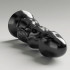 Dildo Gigante Shuttlecock in Flexxx Skin 25,5 x 10 cm. Nero - 2