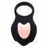 Anello Fallico Vibrante Darkblack con Telecomando Wireless e Luci LED Ricaricabile con USB - 2