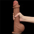 Dildo Mulatto Amilcare con Pelle Scorrevole e Ventosa 28 x 5,5 cm - 11