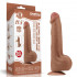 Dildo Mulatto Amilcare con Pelle Scorrevole e Ventosa 28 x 5,5 cm - 10