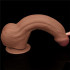 Dildo Mulatto Amilcare con Pelle Scorrevole e Ventosa 28 x 5,5 cm - 6