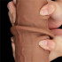 Dildo Mulatto Annibale con Pelle Scorrevole e Ventosa 32 x 6 cm - 4