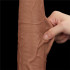 Dildo Mulatto Annibale con Pelle Scorrevole e Ventosa 32 x 6 cm - 8