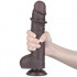 Dildo Ugo con Pelle Scorrevole e Ventosa 22 x 4,3 cm - 10