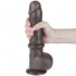 Dildo Ugo con Pelle Scorrevole e Ventosa 22 x 4,3 cm - 1