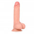 Fallo Ultra Realistico Slidy in Dual Density con Pelle Scorrevole 17 x 3,7 cm. color Carne - 2
