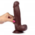 Fallo Ultra Realistico Slidy in Dual Density con Pelle Scorrevole 20 x 4,2 cm. Africano - 1