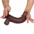 Fallo Ultra Realistico Slidy in Dual Density con Pelle Scorrevole 20 x 4,2 cm. Africano - 2