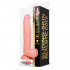 Fallo Ultra Realistico Slidy in Dual Density con Pelle Scorrevole 20 x 4,2 cm. color Carne - 4