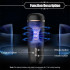 Masturbatore Vibrante Snow con Effetto Risucchio Ricaricabile USB Nero - 9