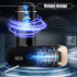 Masturbatore Vibrante Snow con Effetto Risucchio Ricaricabile USB Nero - 3