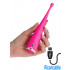 Stimolatore Clitoride in silicone fucsia - 0