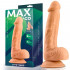 Fallo Ultra Realistico Thom con Testicoli 21 x 3,8 cm. color Carne - 2