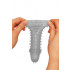 Guaina Fallica Trasparente Timeless con Setole e Rilievi Stimolanti - 0