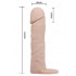 Guaina ingrossa Pene in TPR +4 cm.  - 6
