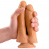 Fallo Realistico Doppio Twin Double 13 x 3,5 cm. color Carne - 0