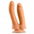 Fallo Realistico Doppio Twin Double 13 x 3,5 cm. color Carne - 1