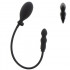 Plug Anale Gonfiabile 8-9,5 cm x 2,5-5,5 cm Silicone Nero - 0