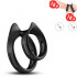 Cockring Anello Doppio in Silicone Nero - 0