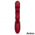 Vibratore Riscaldante con Stimolazione Clitoridea 22 x 3,2 cm silenzioso - 2