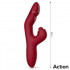 Vibratore Riscaldante con Stimolazione Clitoridea 22 x 3,2 cm silenzioso - 3