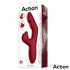 Vibratore Riscaldante con Stimolazione Clitoridea 22 x 3,2 cm silenzioso - 4