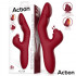 Vibratore Riscaldante con Stimolazione Clitoridea 22 x 3,2 cm silenzioso - 5