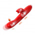 Vibratore Rabbit con Spinta e Pulsazione Red 15,5 x 3,7 cm - 3