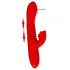 Vibratore Rabbit con Spinta e Pulsazione Red 15,5 x 3,7 cm - 16