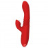 Vibratore Rabbit con Spinta e Pulsazione Red 15,5 x 3,7 cm - 2