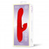 Vibratore Rabbit con Spinta e Pulsazione Red 15,5 x 3,7 cm - 4