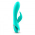 Vibratore Rabbit Ava USB Ricaricabile Verde Acqua 10 x 3,5 cm - 2