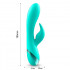 Vibratore Rabbit Ava USB Ricaricabile Verde Acqua 10 x 3,5 cm - 4