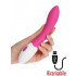 Vibratore Ricaricabile USB Simple in Puro Silicone 20 x 3 cm. - 0