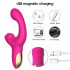 Vibratore Rabbit con Effetto Spinta con Pulsazione Clitoride e Effetto Dita 18,7 x 4 cm - 5