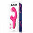 Vibratore Rabbit con Effetto Spinta con Pulsazione Clitoride e Effetto Dita 18,7 x 4 cm - 7