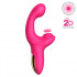 Vibratore Rabbit con Effetto Spinta con Pulsazione Clitoride e Effetto Dita 18,7 x 4 cm - 8