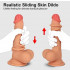 Dildo con Pelle Scorrevole Doppio strato 17 x 3,5 cm. Michael - 2