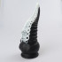 Dildo Tentacolo di Piovra Gigante in Silicone 21,5 x 8 cm. Nero e Bianco - 1