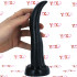 Tongue - Dildo Anale a Forma di Lingua di Mucca 20,5 x 5,8 cm. Nero - 1