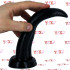 Tongue - Dildo Anale a Forma di Lingua di Mucca 20,5 x 5,8 cm. Nero - 2