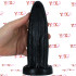 Tongue - Dildo Anale a Forma di Lingua di Mucca 20,5 x 5,8 cm. Nero - 3