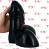 Big Balls - Fallo Gigante con Testicoli Enormi 22 x 8 cm. Nero - 1