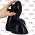 Big Balls - Fallo Gigante con Testicoli Enormi 22 x 8 cm. Nero - 2