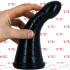 Gulpy - Dildo Anale Gigante a Cono 19 x 7 cm. Nero - 1